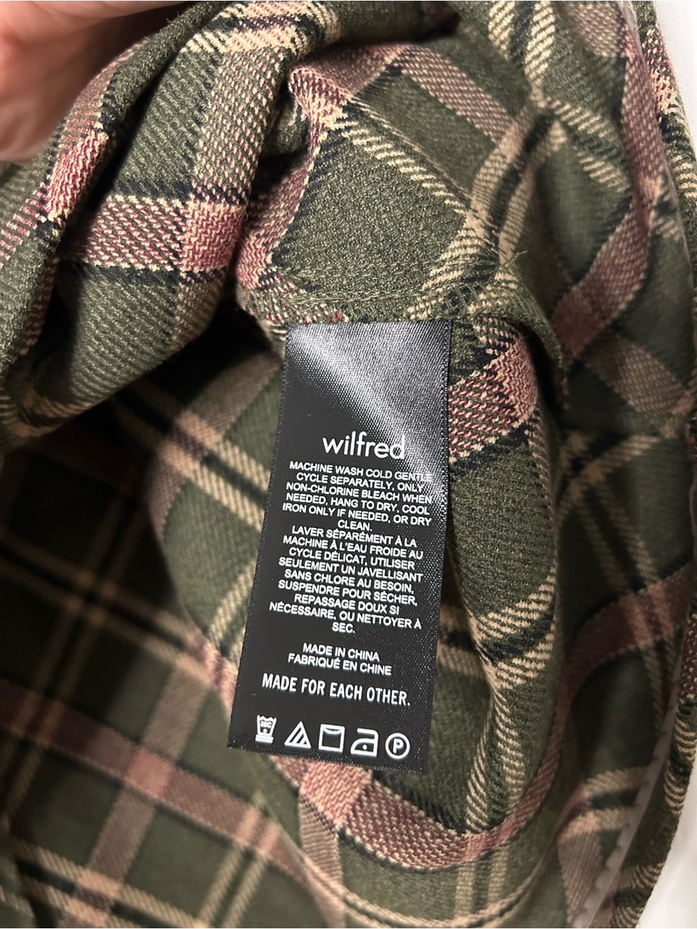 Aritzia Wilfred Classic Mini Skirt Plaid - Picture 9 of 11